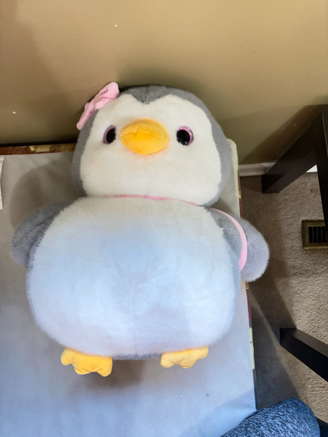 Plush Penguin Backpack Toy