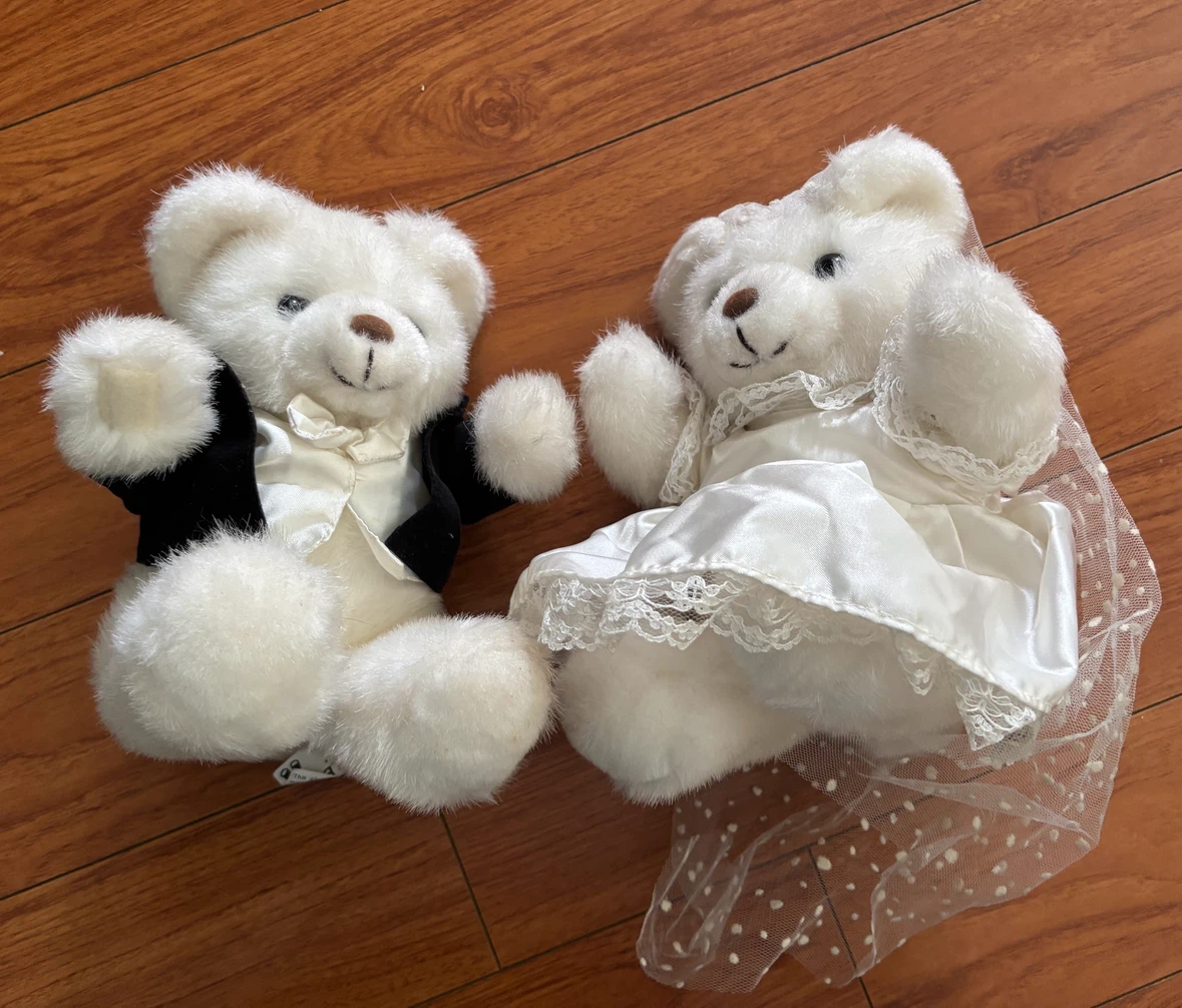 Wedding Bride & Groom Teddy Bears by Parkdale Novelty - photo 2