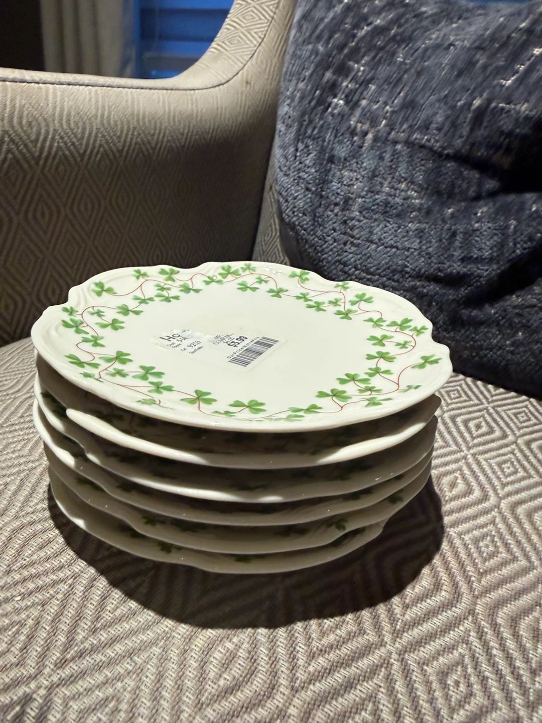 Set of 6 Shamrock Plates and 1 Mug - photo 3