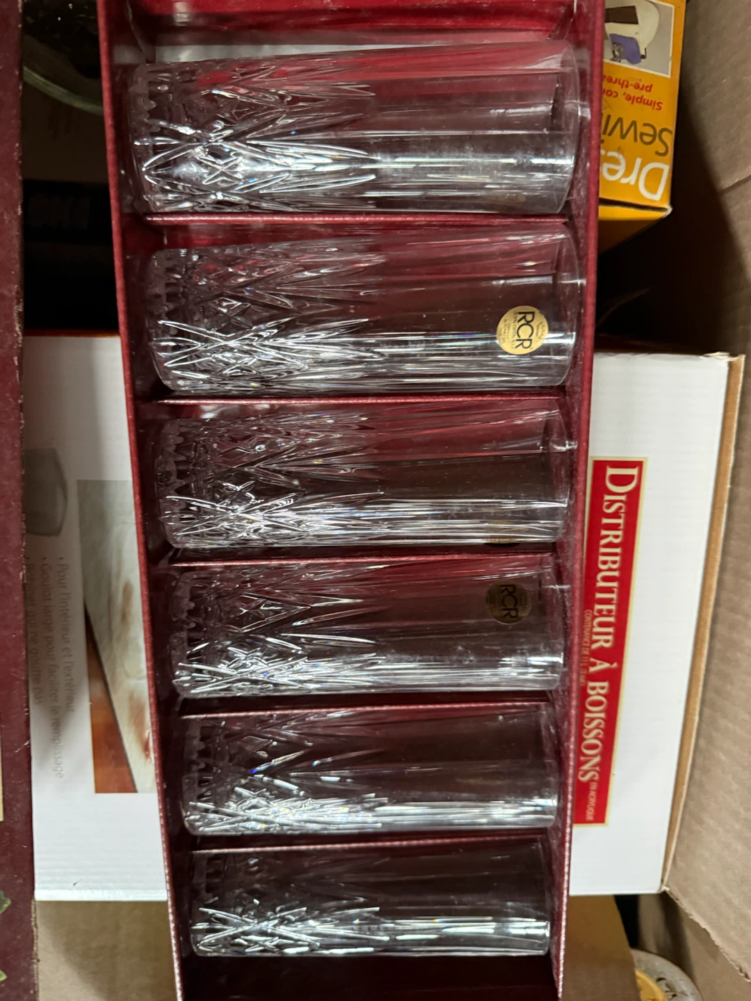 RCR Crystal Tumblers - Set of 6