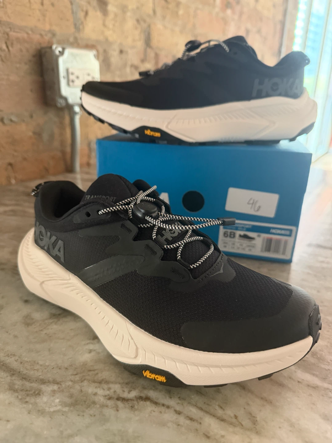 Brand new! Hoka W Transport Running Shoes Black size 6B