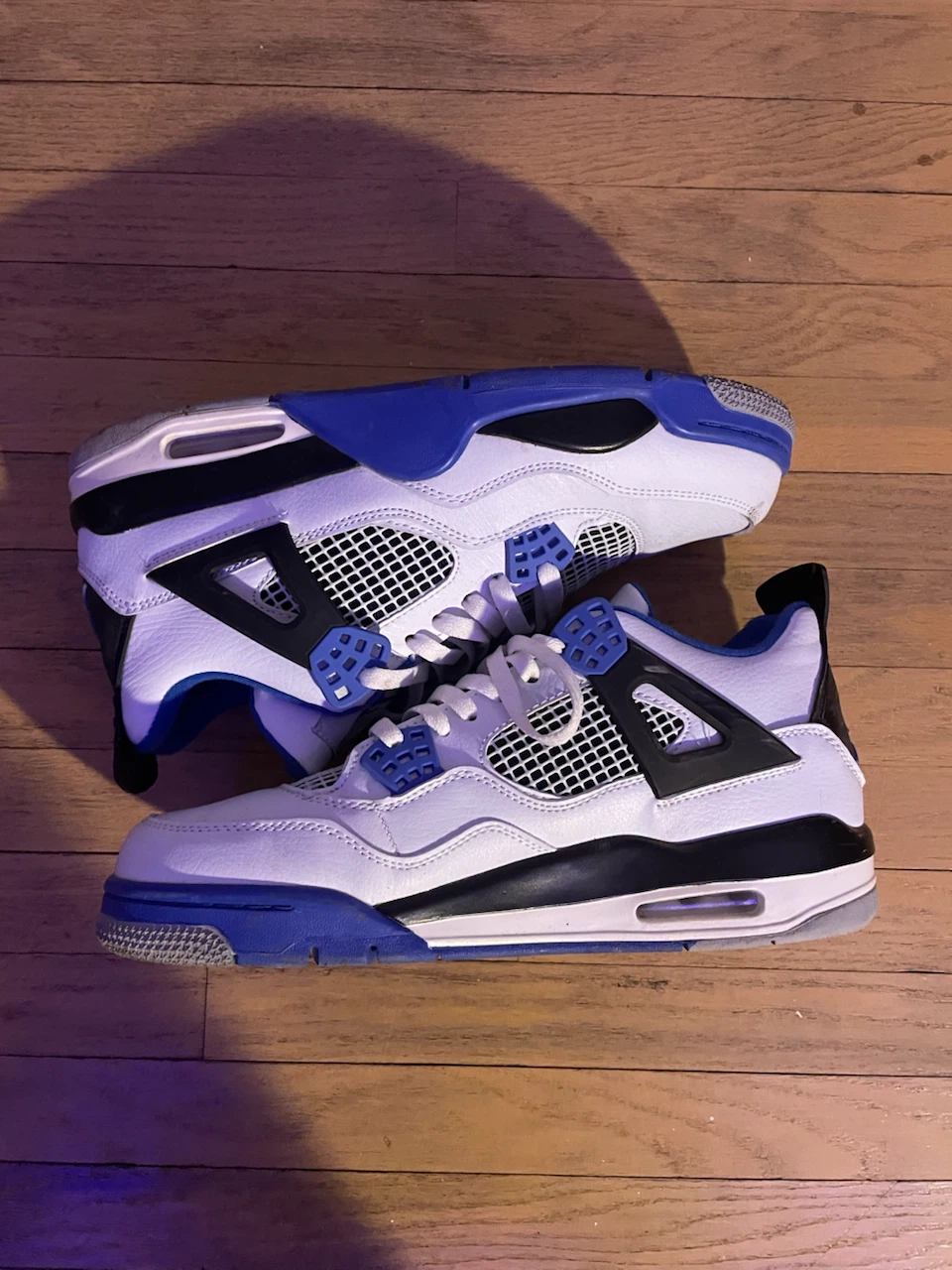 Air Jordan 4 "White & Blue" Sneakers
