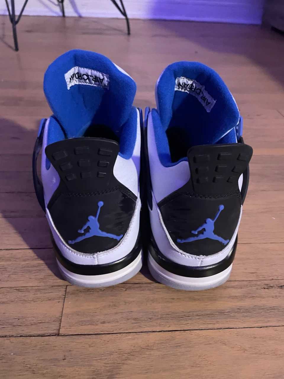 Air Jordan 4 "White & Blue" Sneakers - photo 3