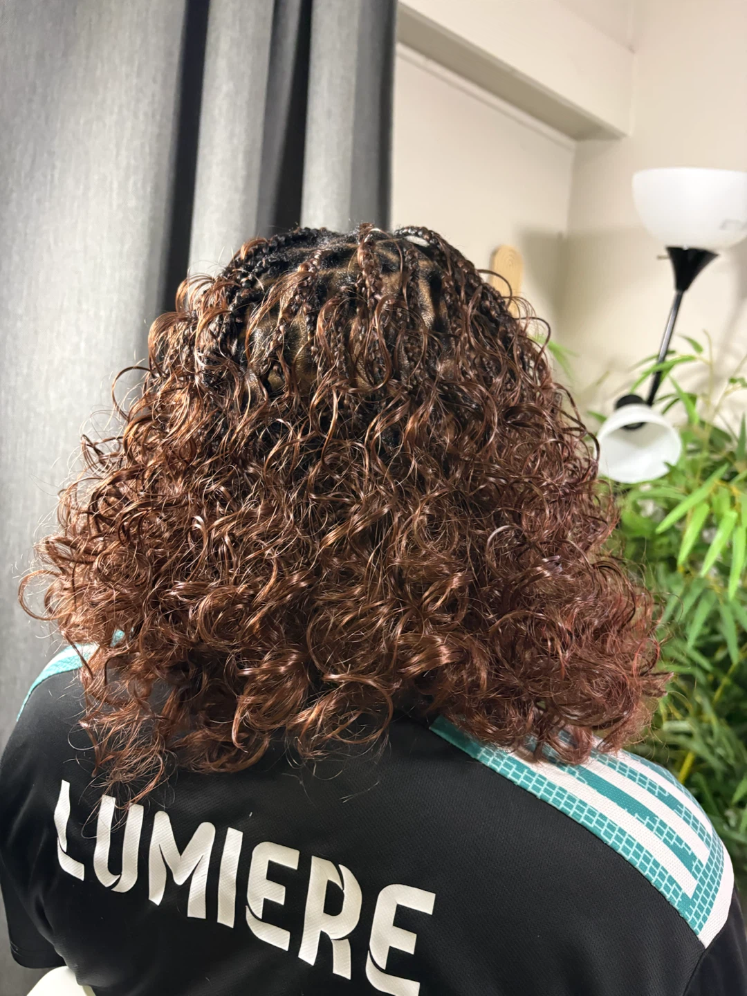 Curly Braided Hairstyle