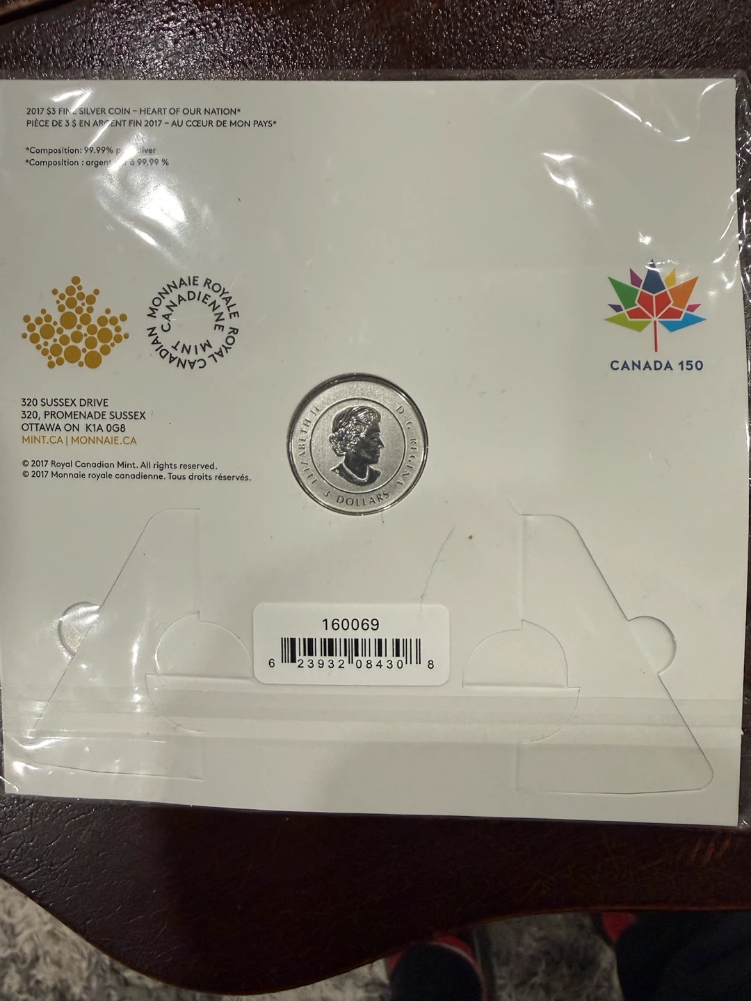 2017 Canada 150 Years $3 Fine Silver Coin - photo 2