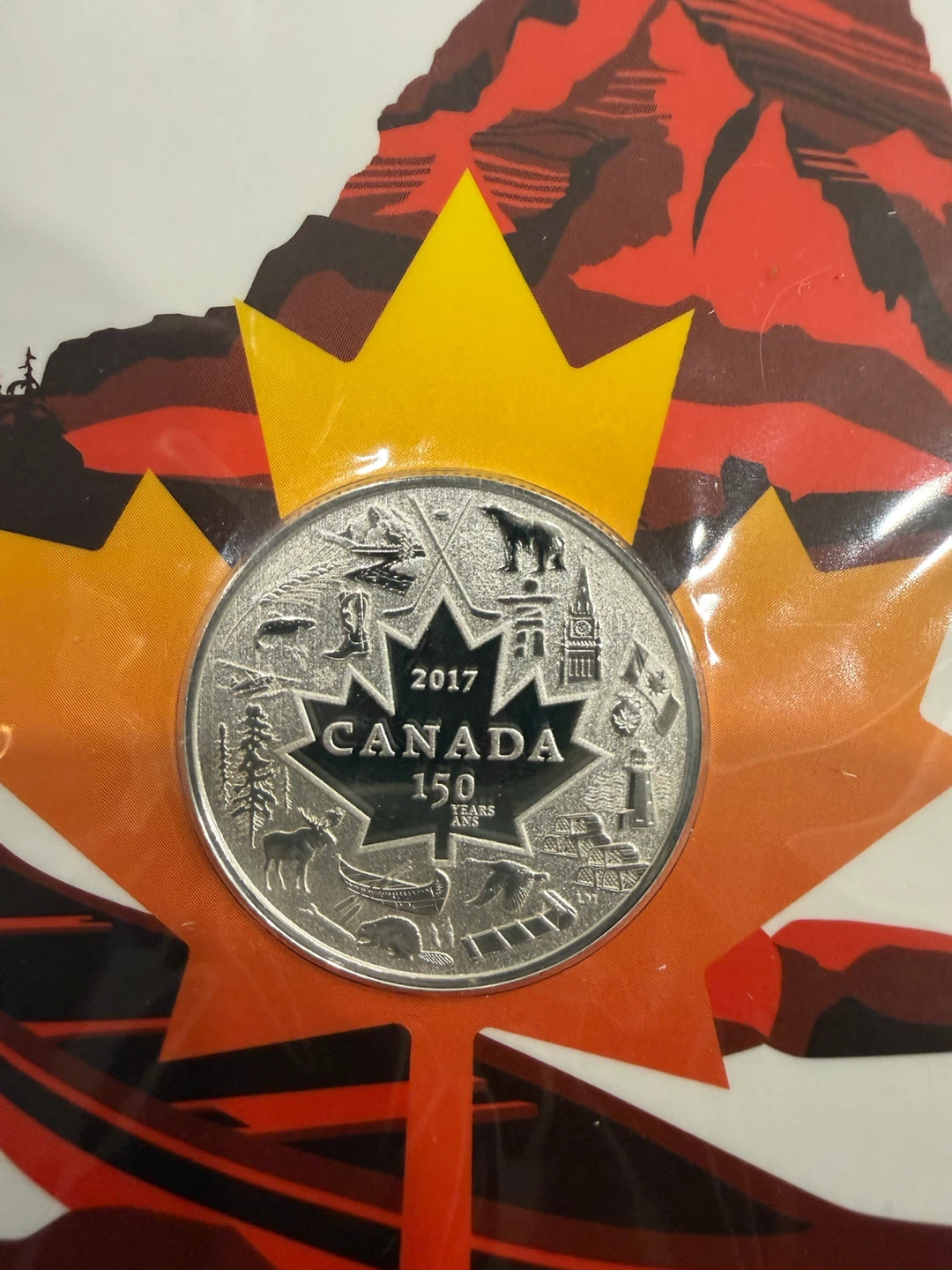 2017 Canada 150 Years $3 Fine Silver Coin - photo 3