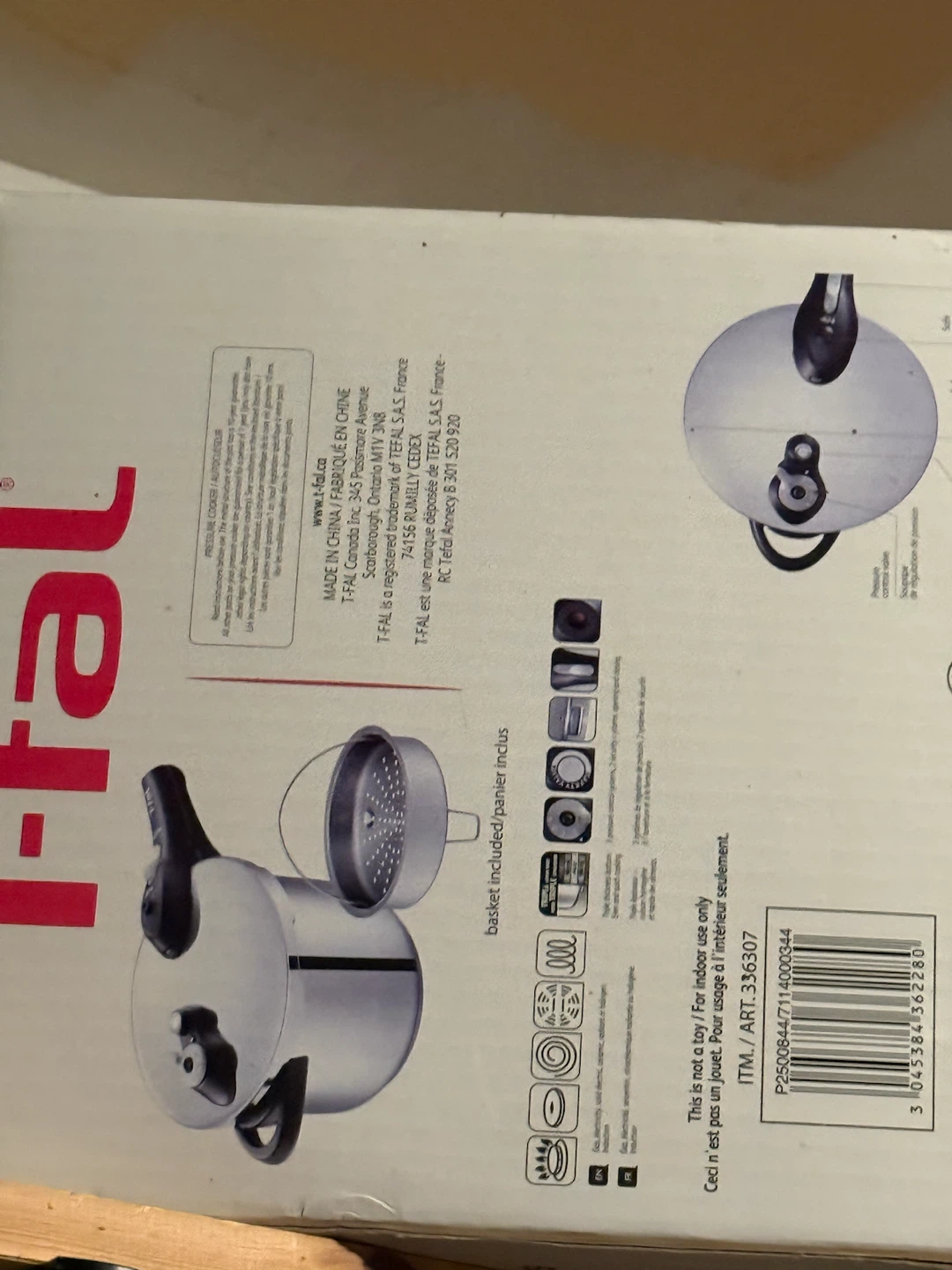 T-Fal Pressure Cooker with Basket
