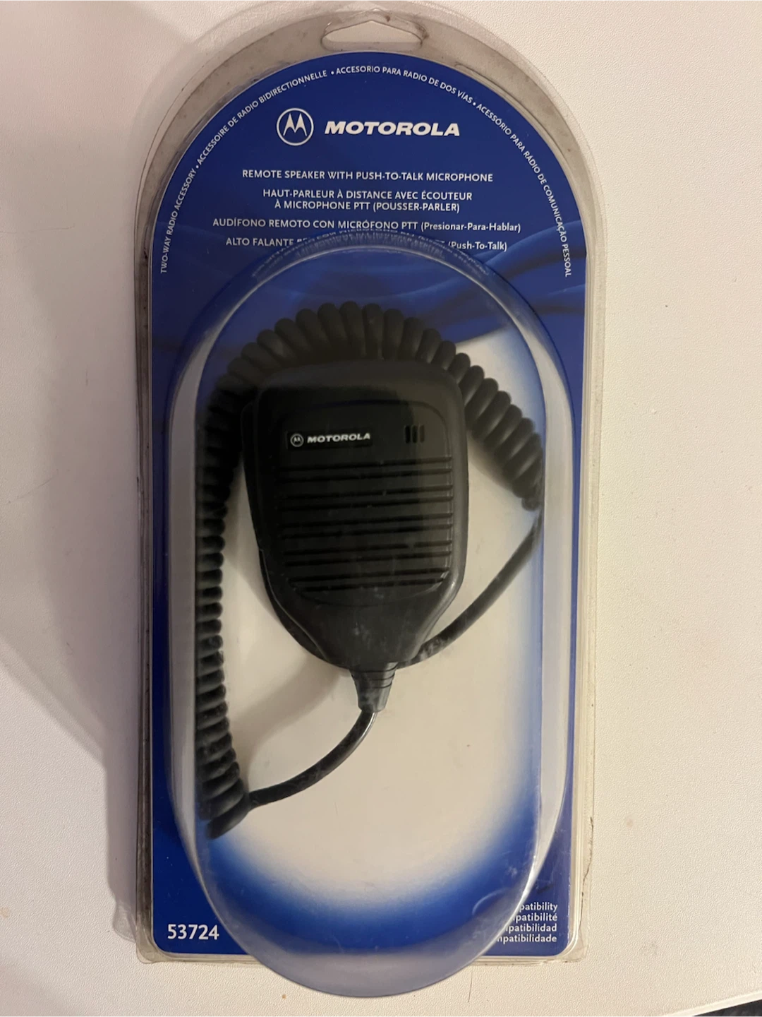 Motorola Remote Speaker with Push-to-Talk Microphone