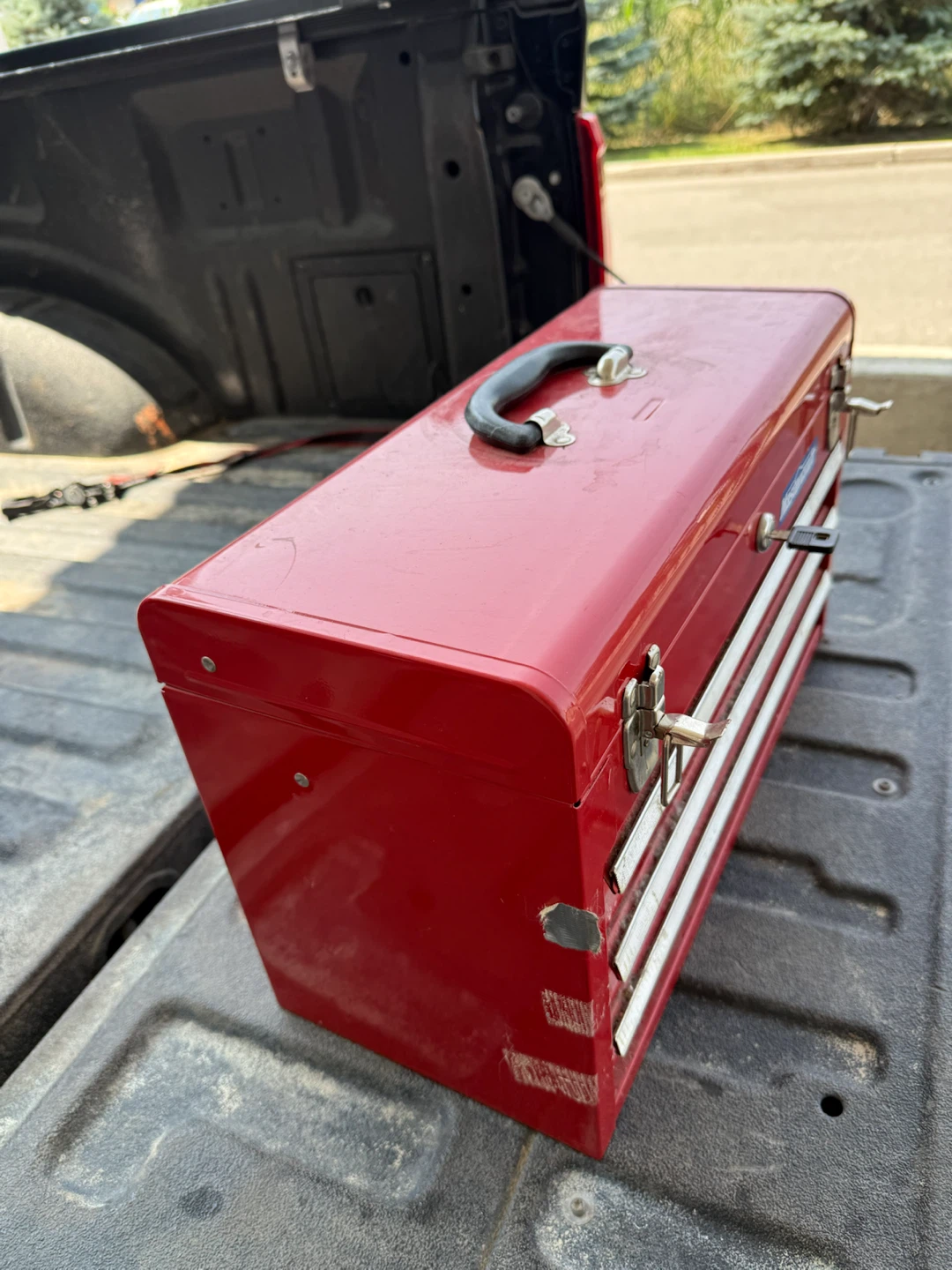Mastercraft Red Metal Toolbox