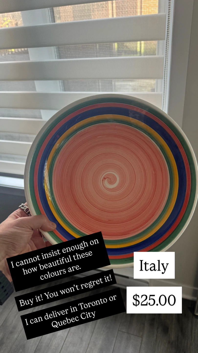 Tre Ci Large Serving Bowl - Made in Italy