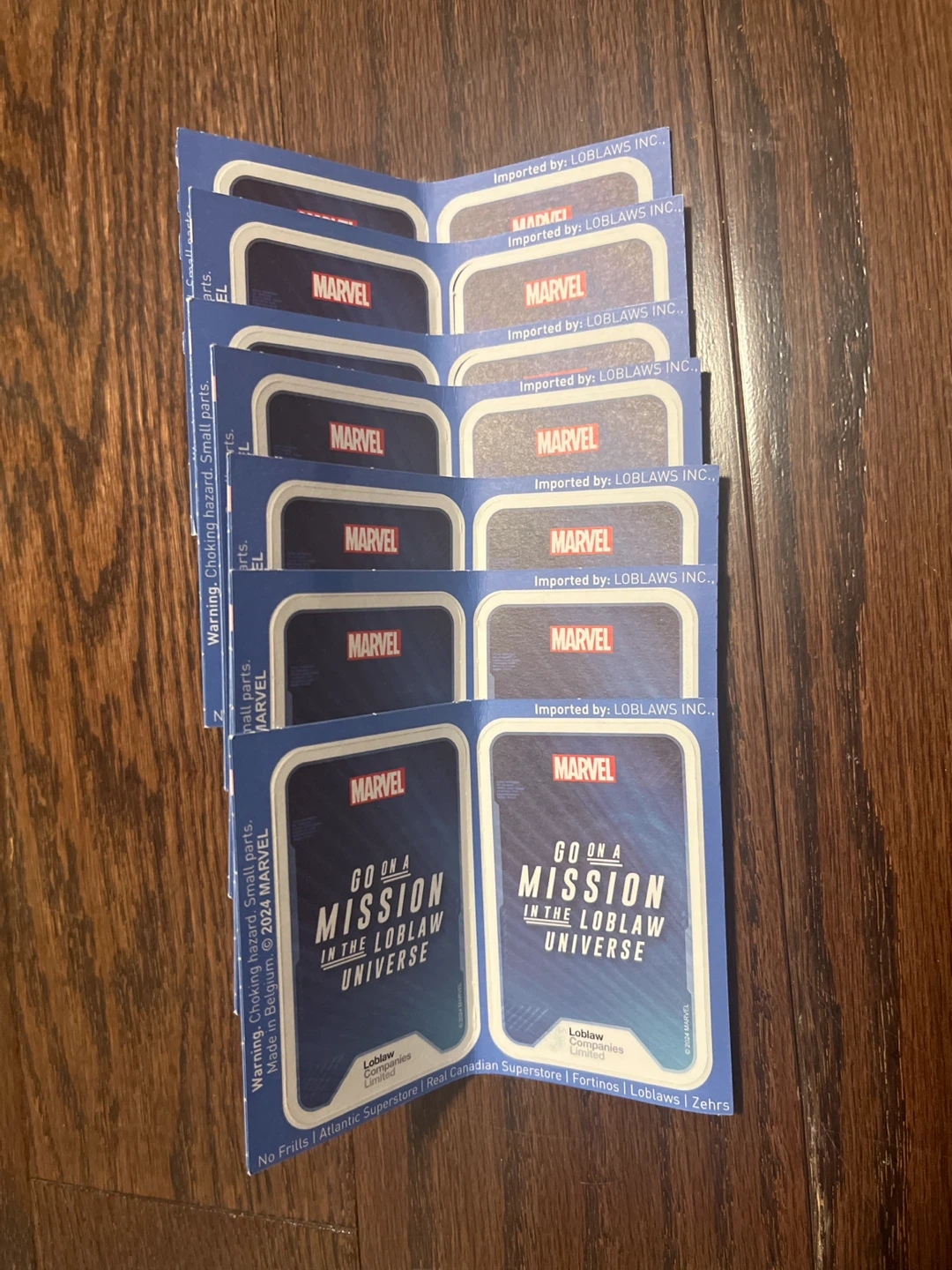 Marvel Loblaws Universe Mission Cards