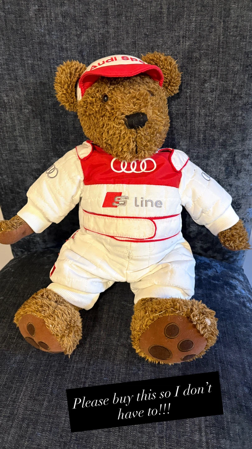 Audi Sport Racing Teddy Bear