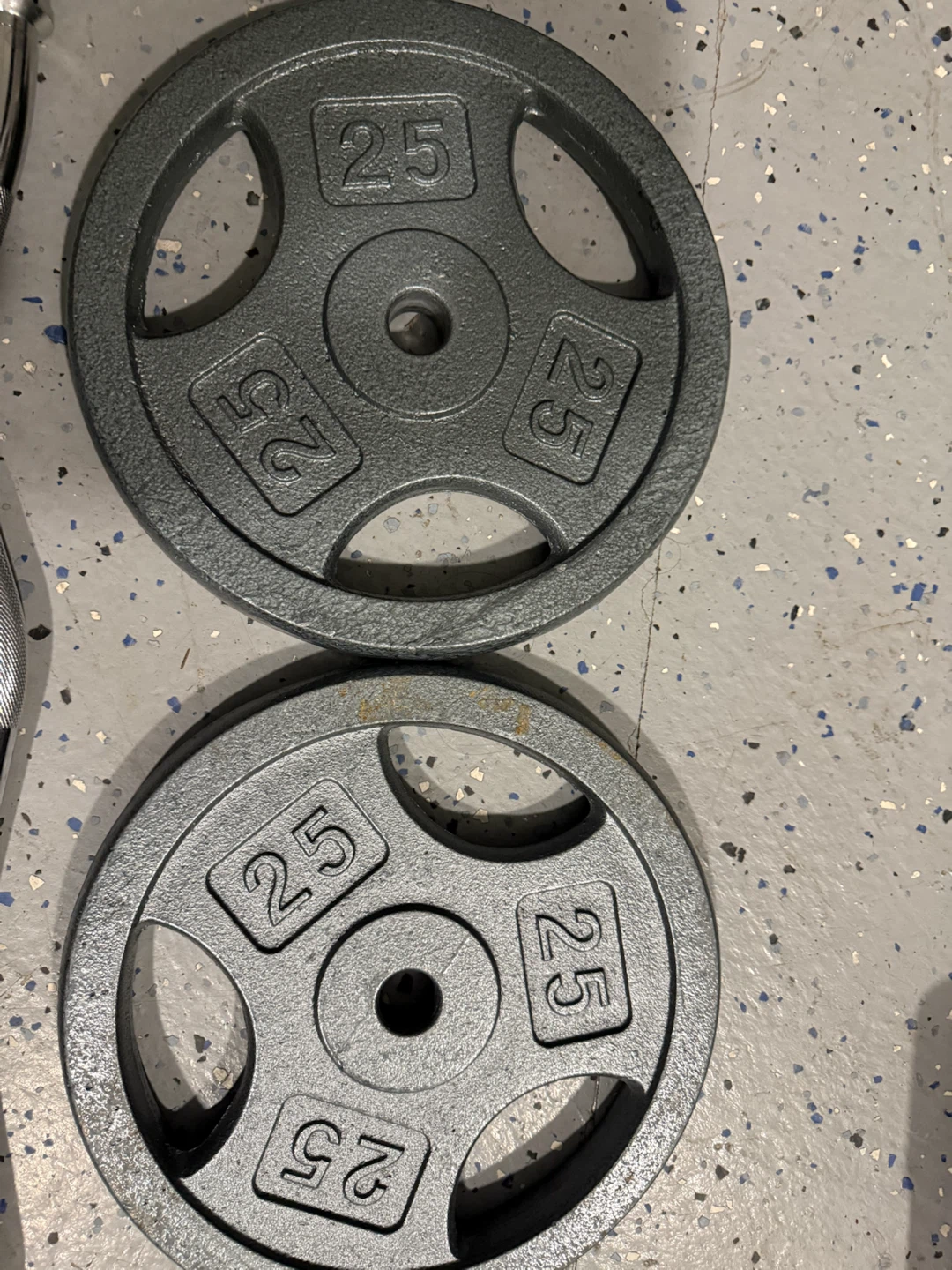 Curl Barbell with Weight Plates - photo 3