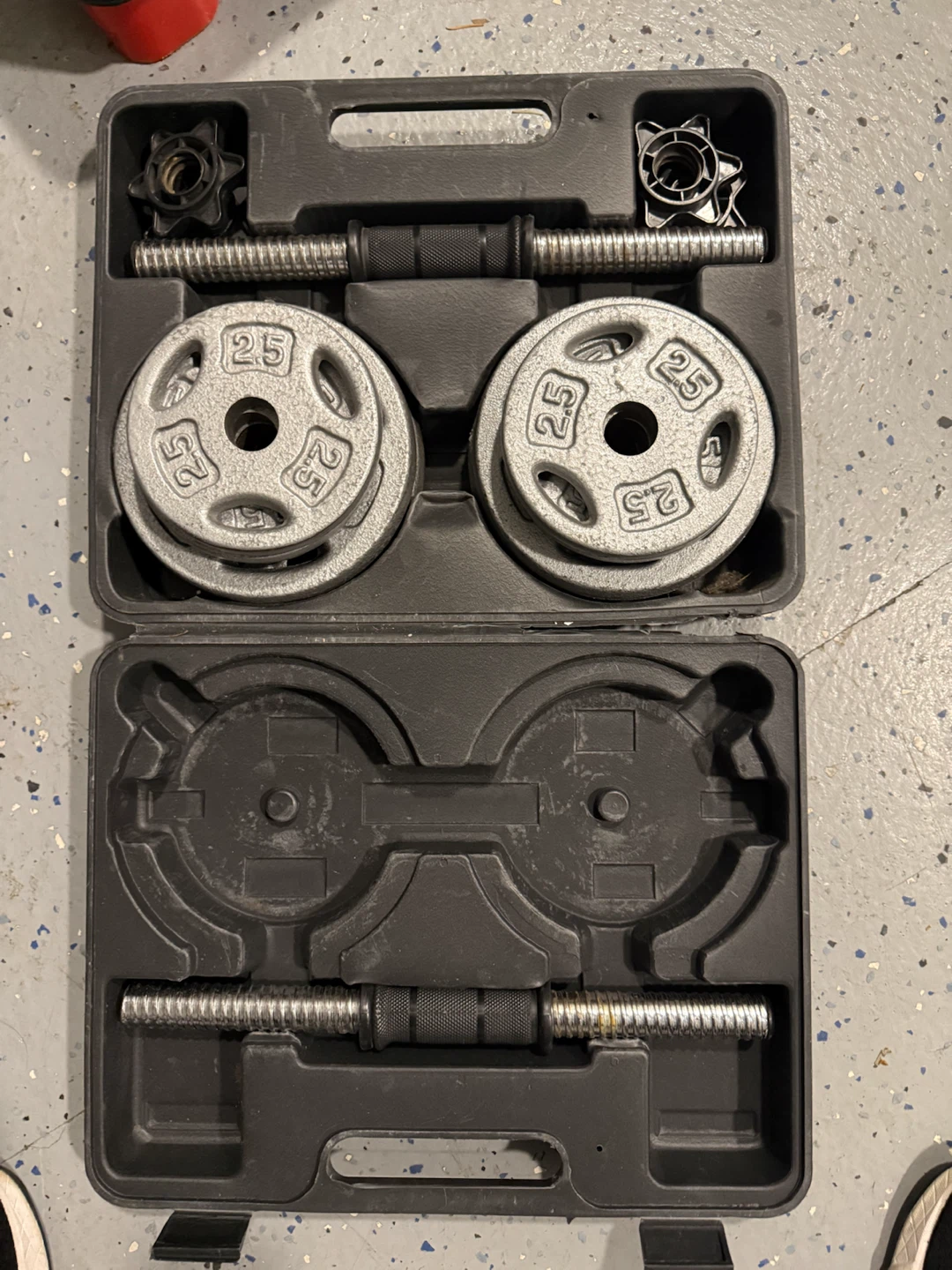 Athletic Works Adjustable Dumbbell Set - 40 LB - photo 2