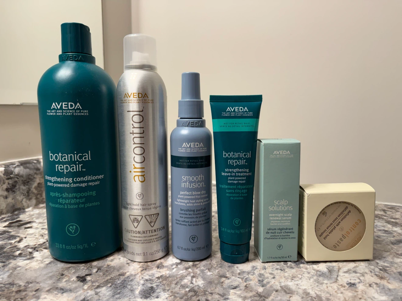 Aveda Botanical Repair & Air Control Hair Products