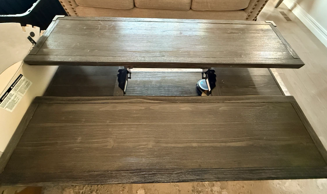 Lift Top Coffee Table with 2 Drawers - photo 2