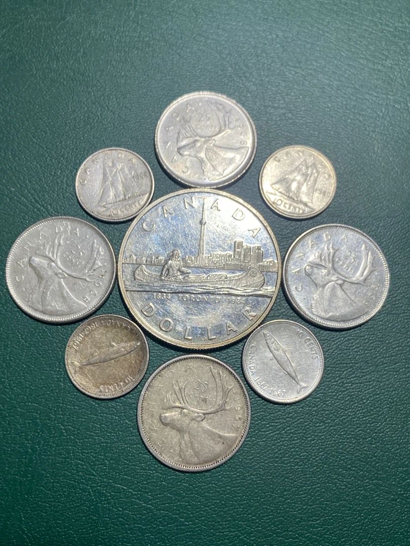 Collection of Canadian Coins (silver) - photo 2