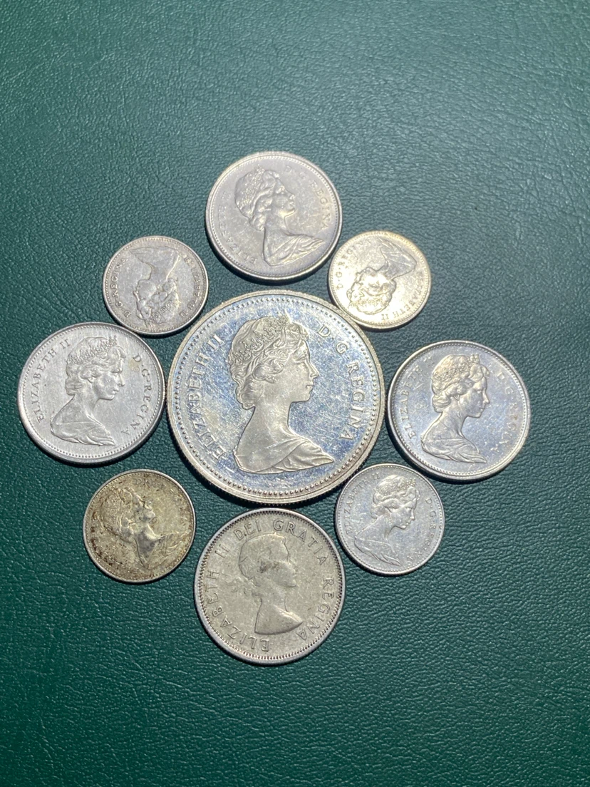 Collection of Canadian Coins (silver) - photo 3