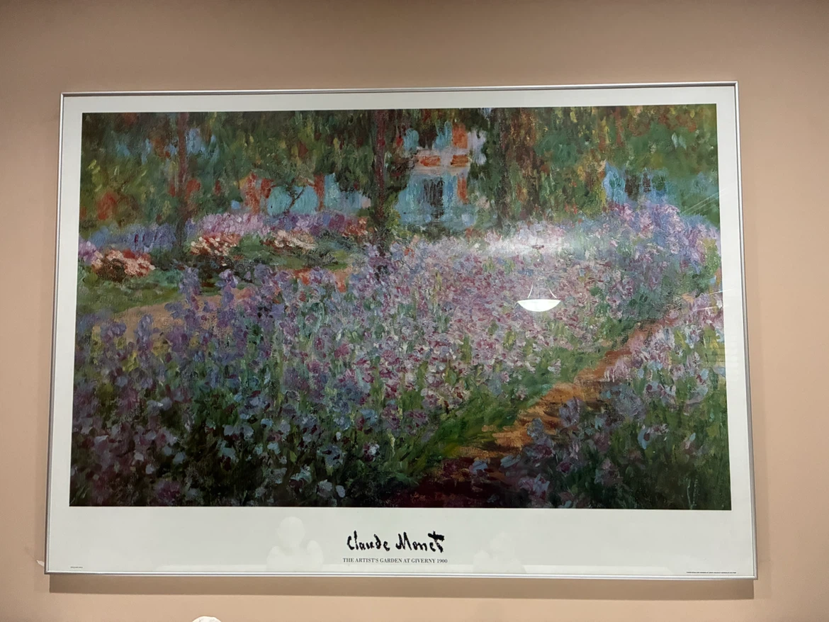 Claude Monet The Artist's Garden at Giverny Print