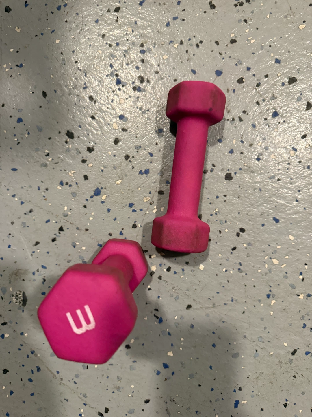 Pink Dumbbells - 3 lbs each