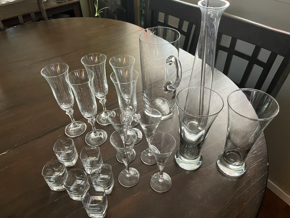 Assorted Bar Glassware Lot