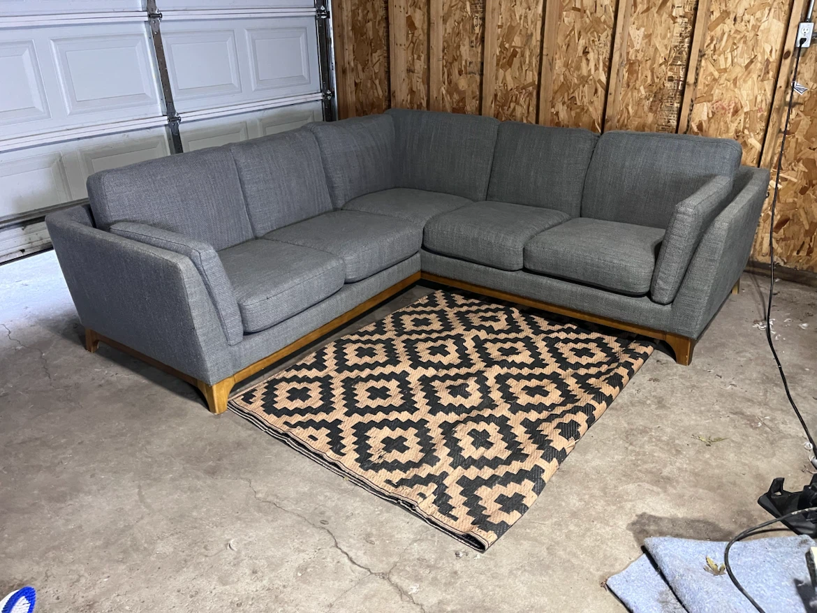 🚚FREE DELIVERY- Article Gray Ceni Sectional Sofa