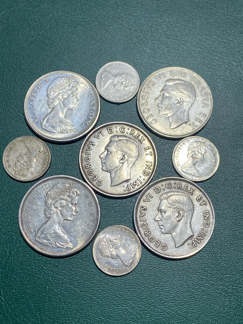 Collection of Canadian Silver Coins - photo 2