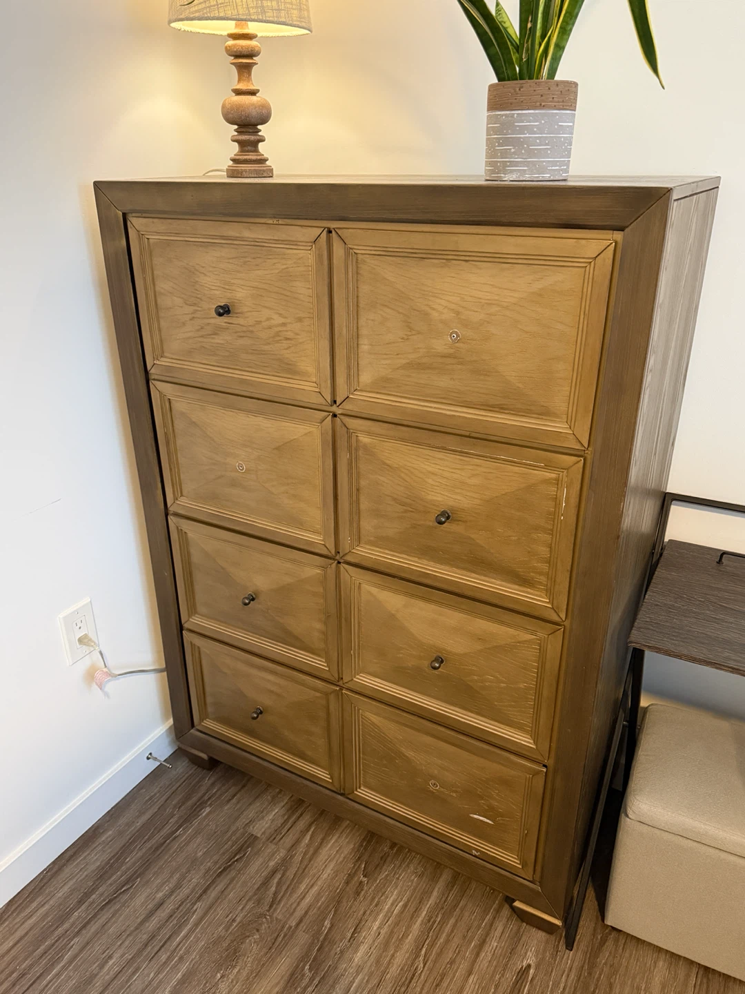 Wooden Dresser with 8 Drawers - photo 4