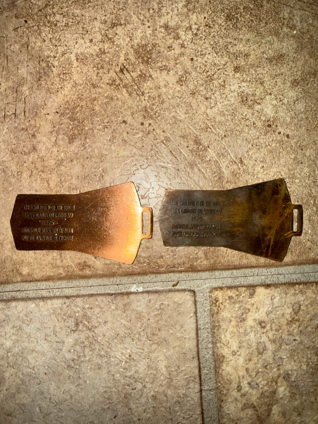 Pair of Vintage 1975 Children of the Raven Copper Tokens⁠ - photo 3
