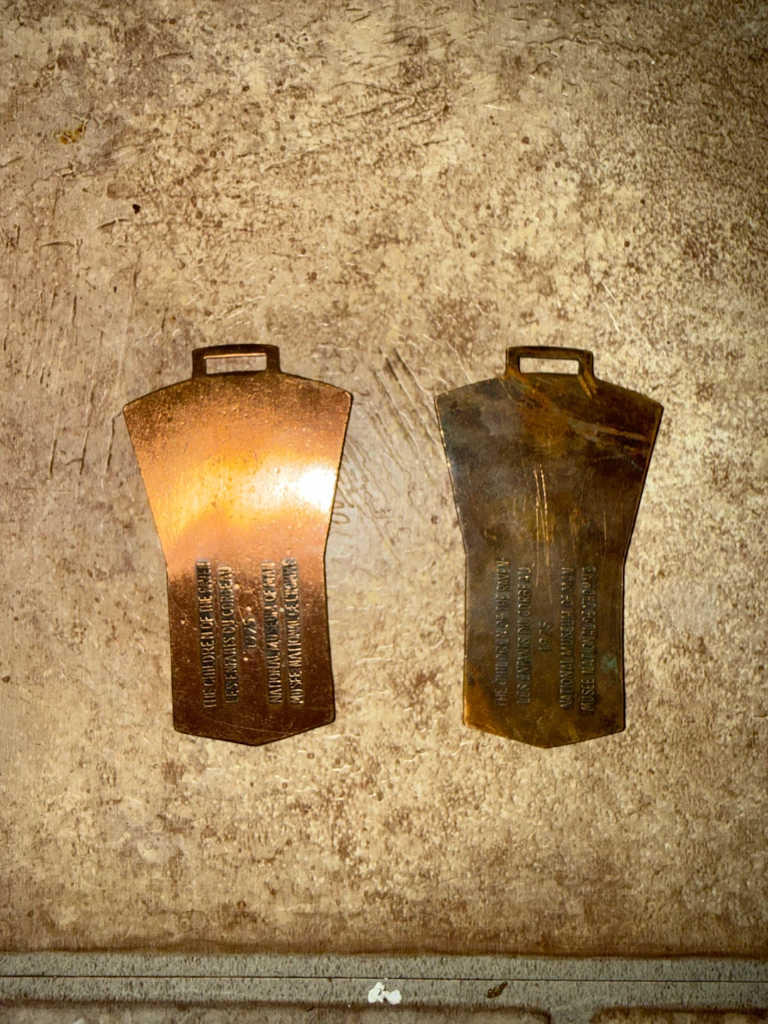 Pair of Vintage 1975 Children of the Raven Copper Tokens⁠ - photo 4