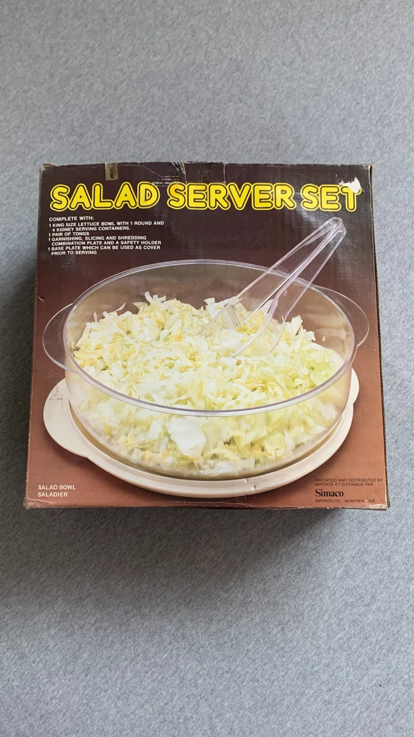 Retro Simaco Salad Server Set +++ Brand New - photo 2