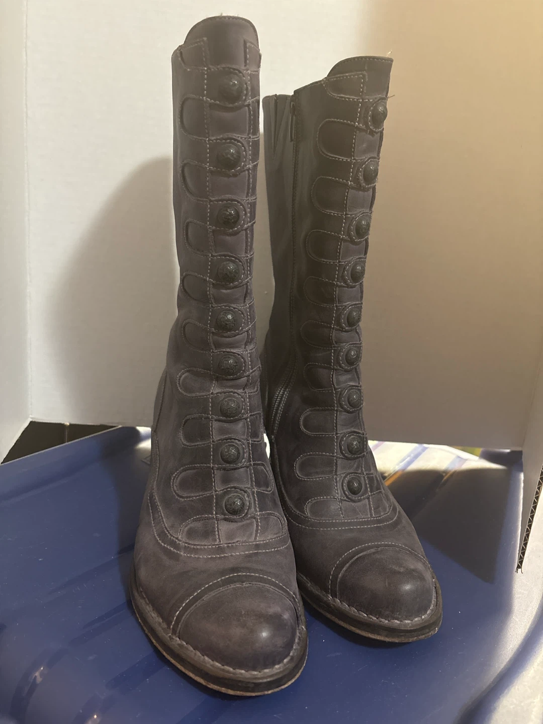 Neosens Boots Purple Button & Zipper Heel - photo 2