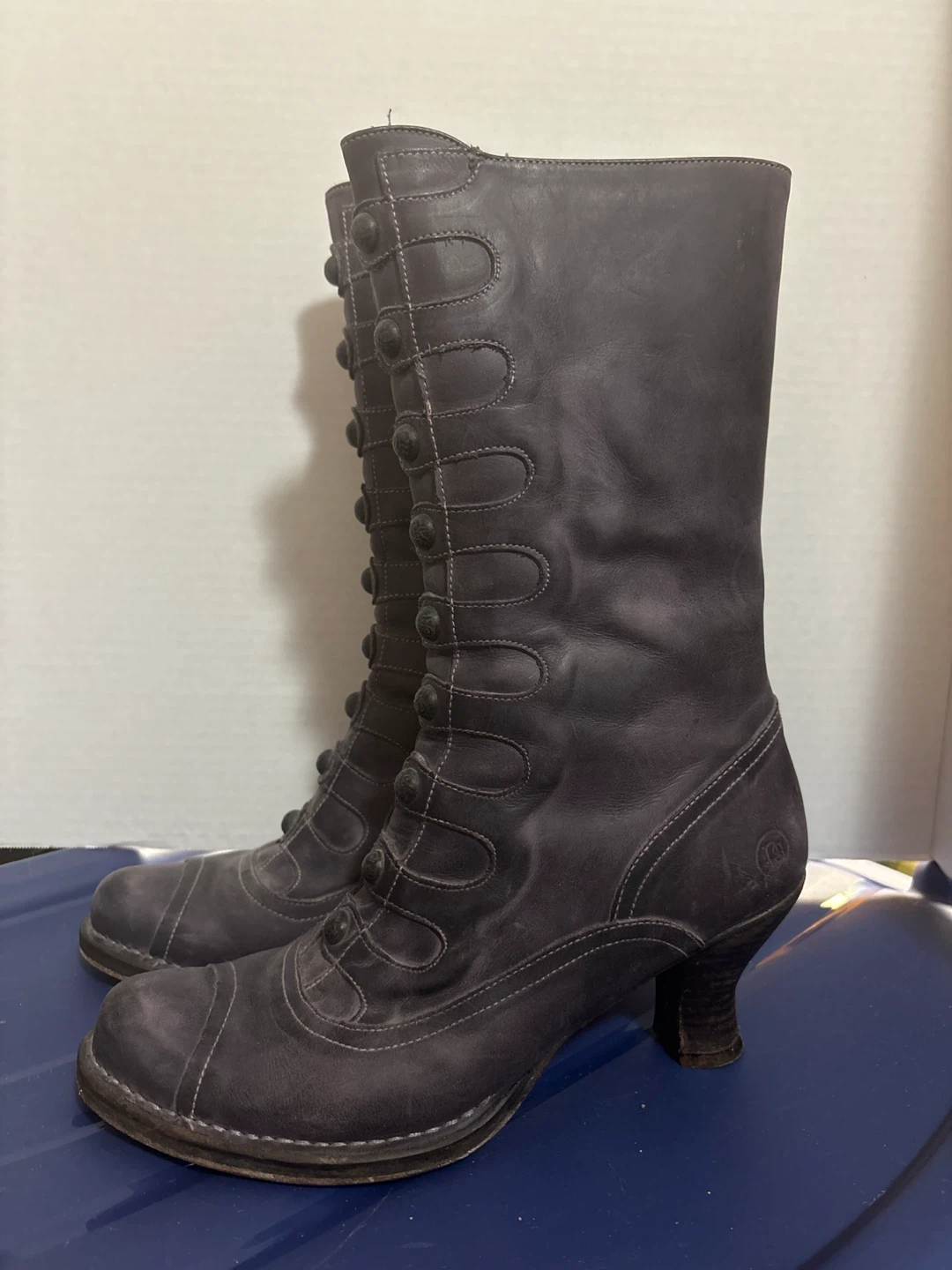 Neosens Boots Purple Button & Zipper Heel - photo 3