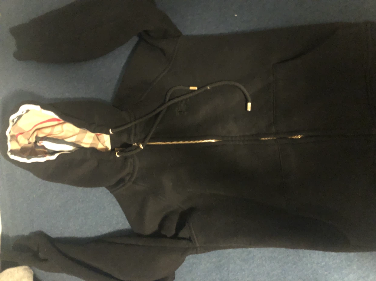 Burberry Black Zip-Up Hoodie - photo 3