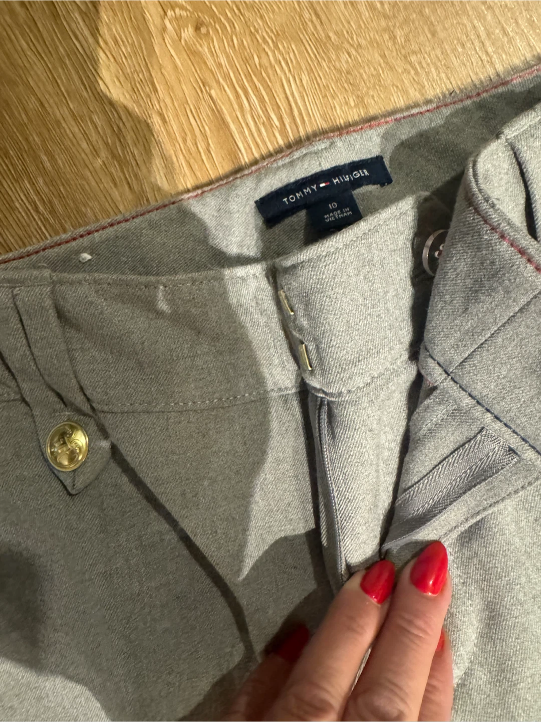 Tommy Hilfiger Grey Dress Pants Size 10 - photo 2