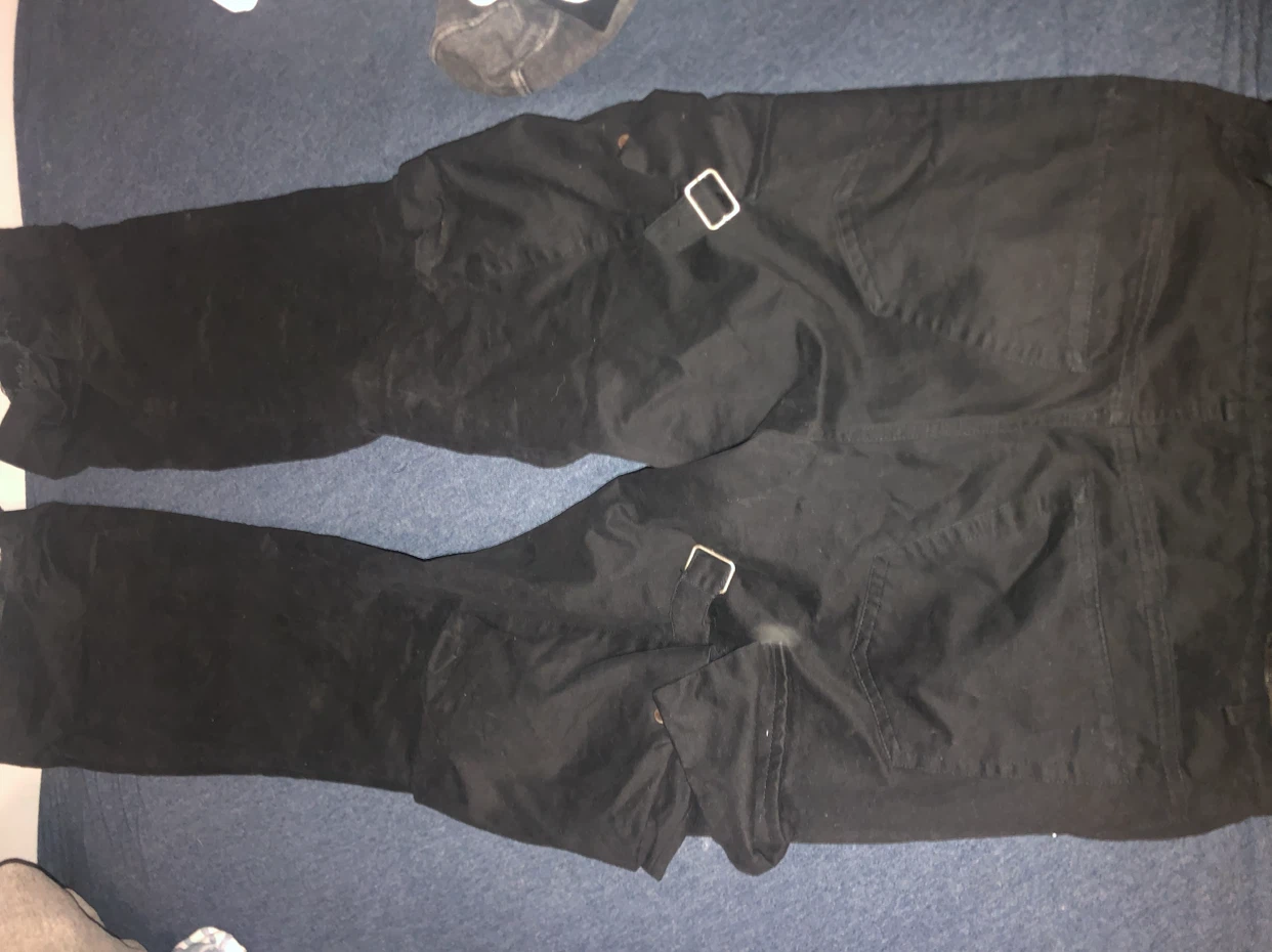 Black Cargo Pants - photo 3