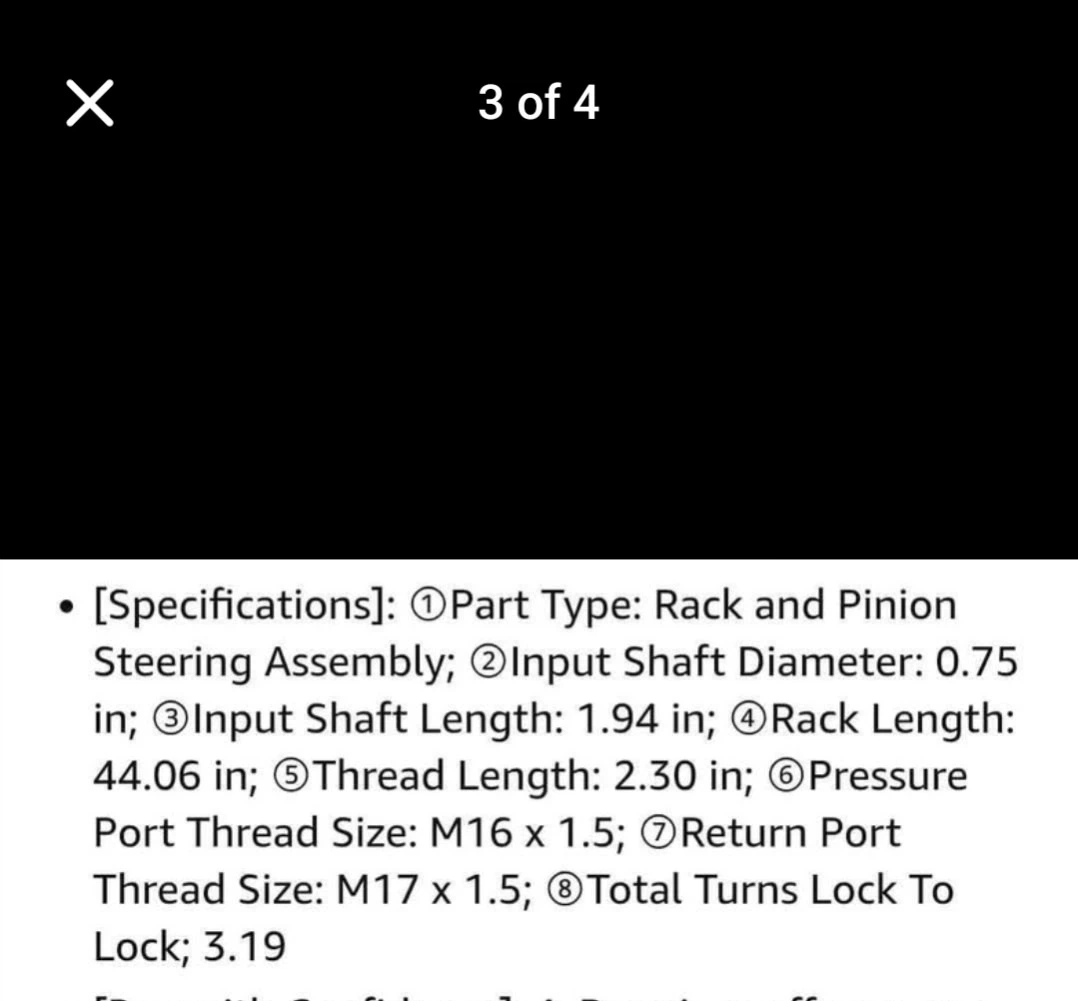 A-Premium Rack and Pinion Steering Assembly for Toyota Camry - photo 3