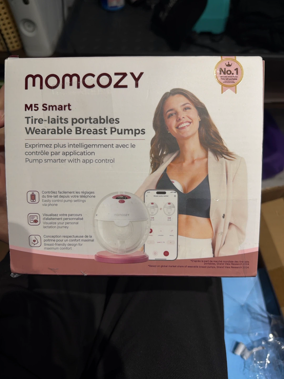 Momcozy M5 Smart Wearable Breast Pumps