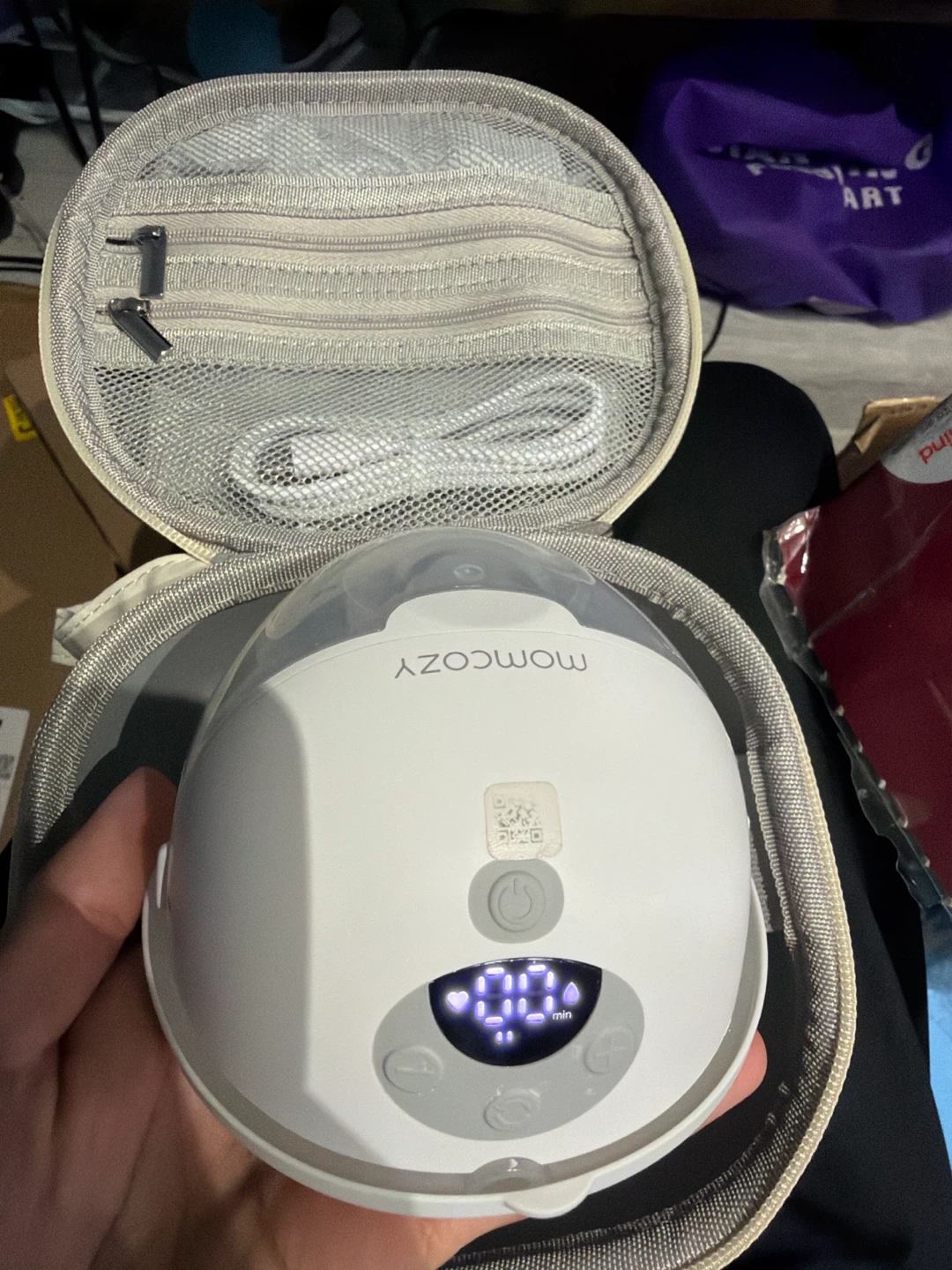 Momcozy M5 Smart Wearable Breast Pumps - photo 3