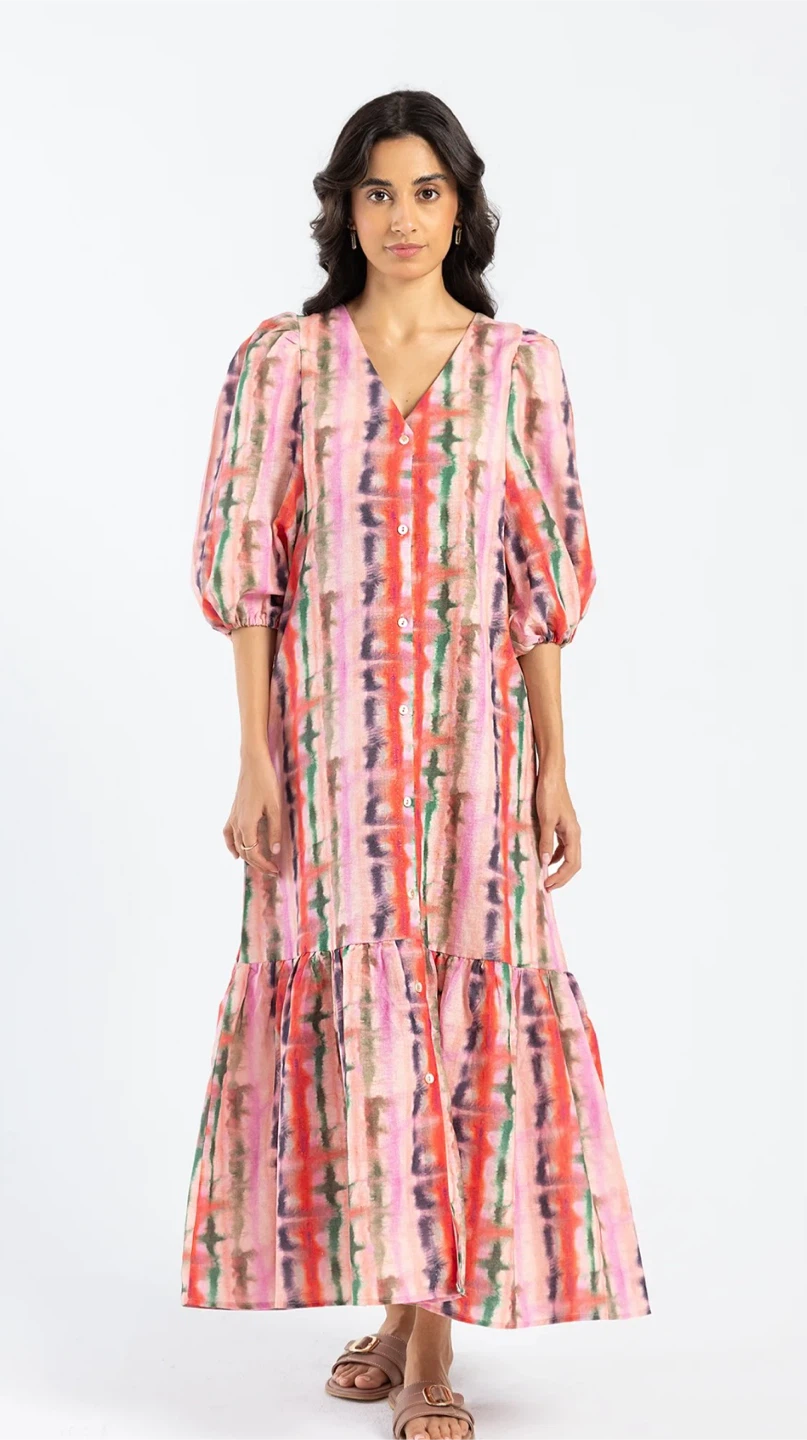 Ethinc Tie Dye Maxi Dress