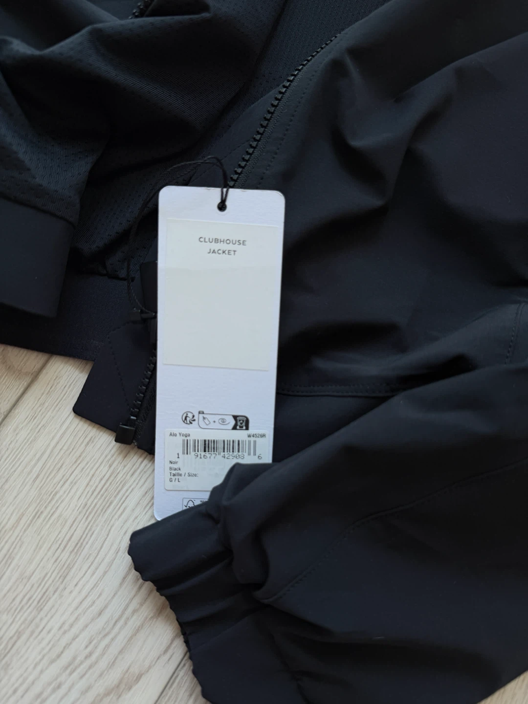 Alo Yoga Clubhouse Jacket Black Size L - photo 2