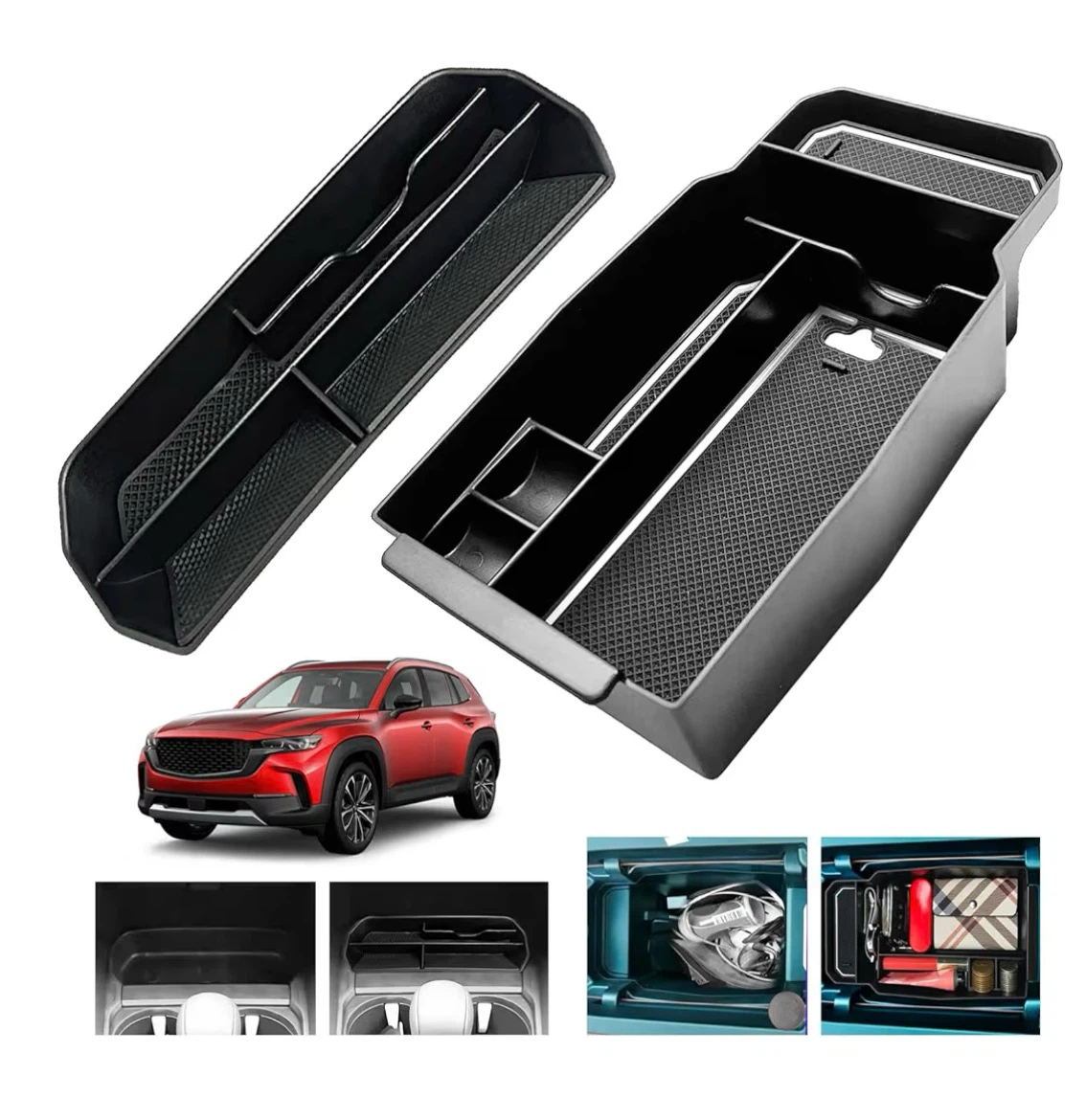 2023 Mazda CX-5 Armrest Storage Box Console Organizer Tray 2pcs