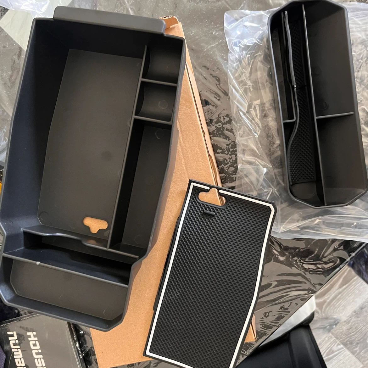 2023 Mazda CX-5 Armrest Storage Box Console Organizer Tray 2pcs - photo 2
