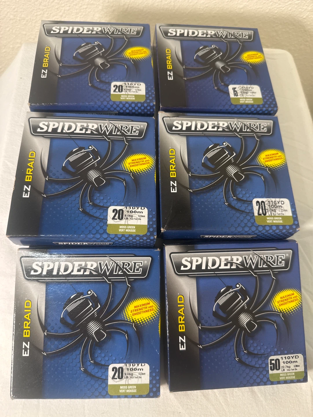 Spiderwire EZ Braid Fishing Line - Multiple Spools Available