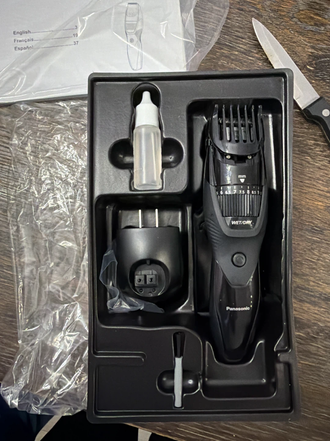 Panasonic ER-GB42-K Rechargeable Beard/Hair Trimmer - photo 2