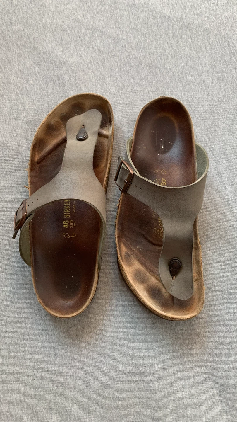 Men’s Birkenstock Sandals Size 46 - NOTE THE WEAR