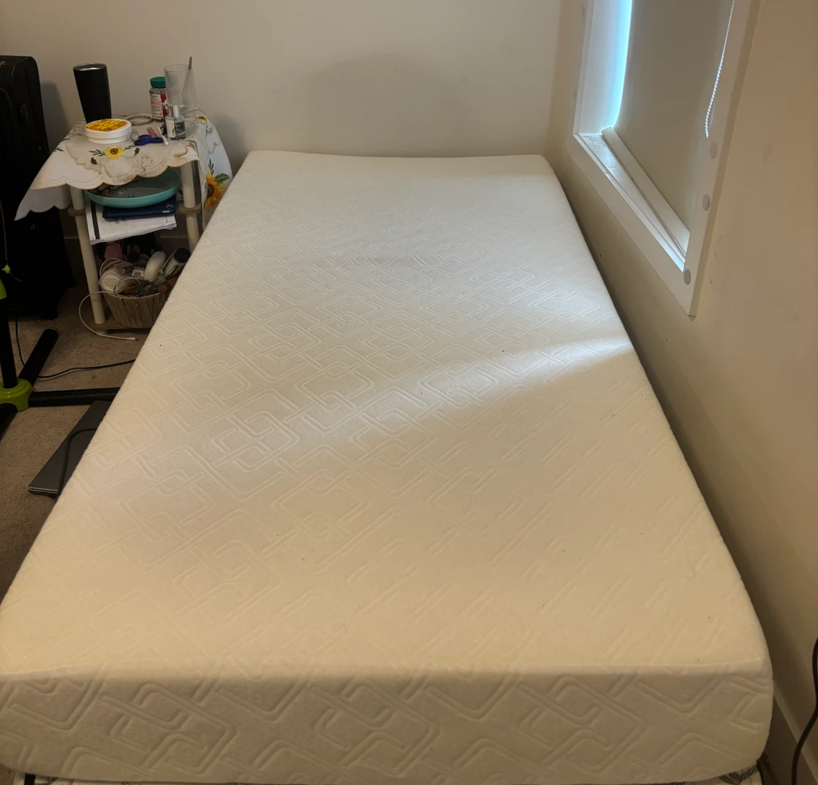 White Twin gel doam Mattress - photo 2