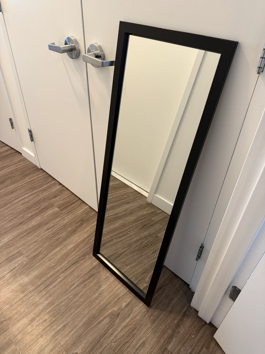 Black Framed Full Length Mirror - photo 3