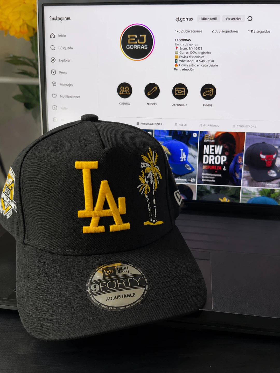 New Era 9FORTY Adjustable LA Dodgers Cap