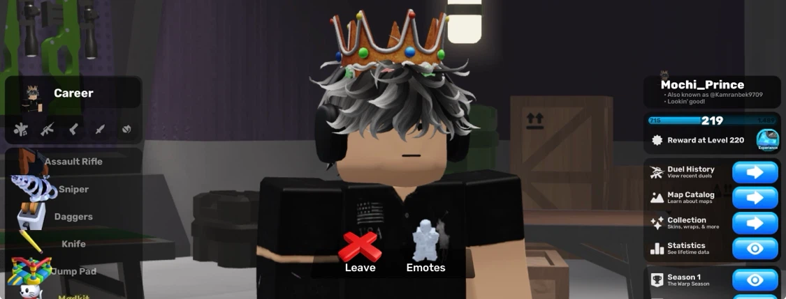 Roblox Rivals stacked account